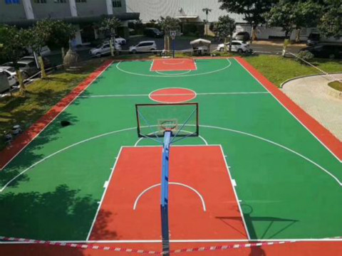 盧灣丙烯酸籃球場