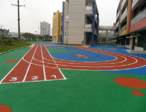 蘇州市幼兒園塑膠跑道